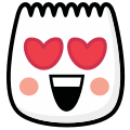 TikTok loveface emoji